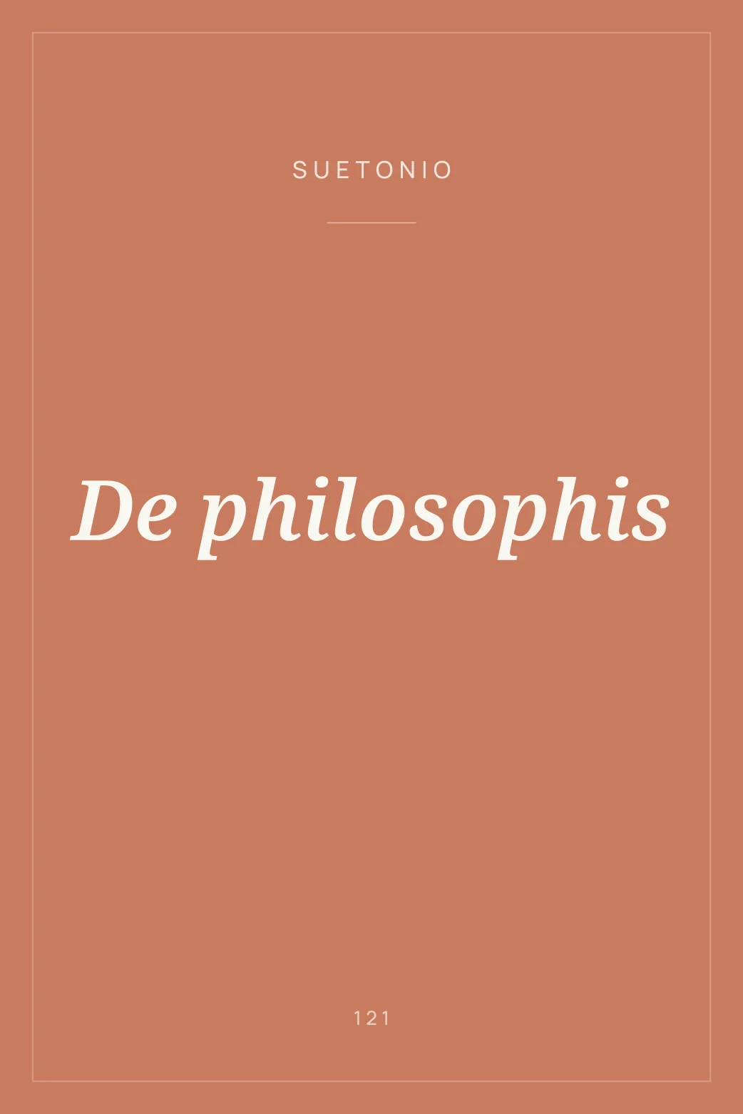 Portada de De philosophis