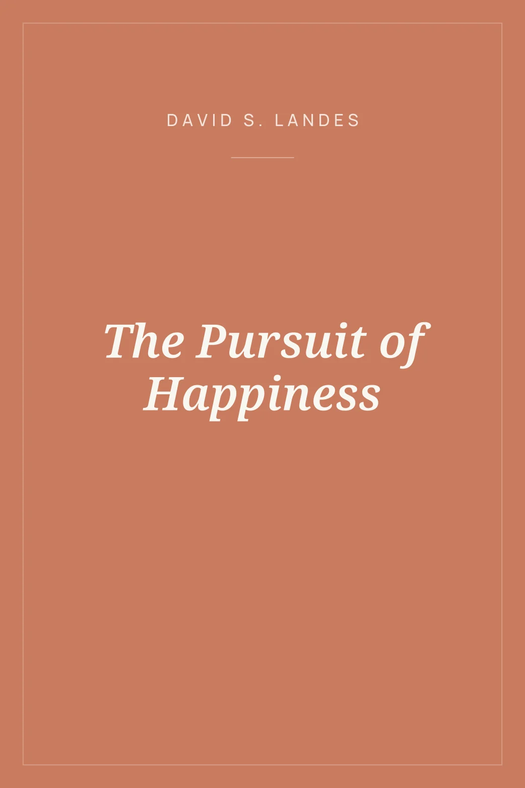 Portada de The Pursuit of Happiness