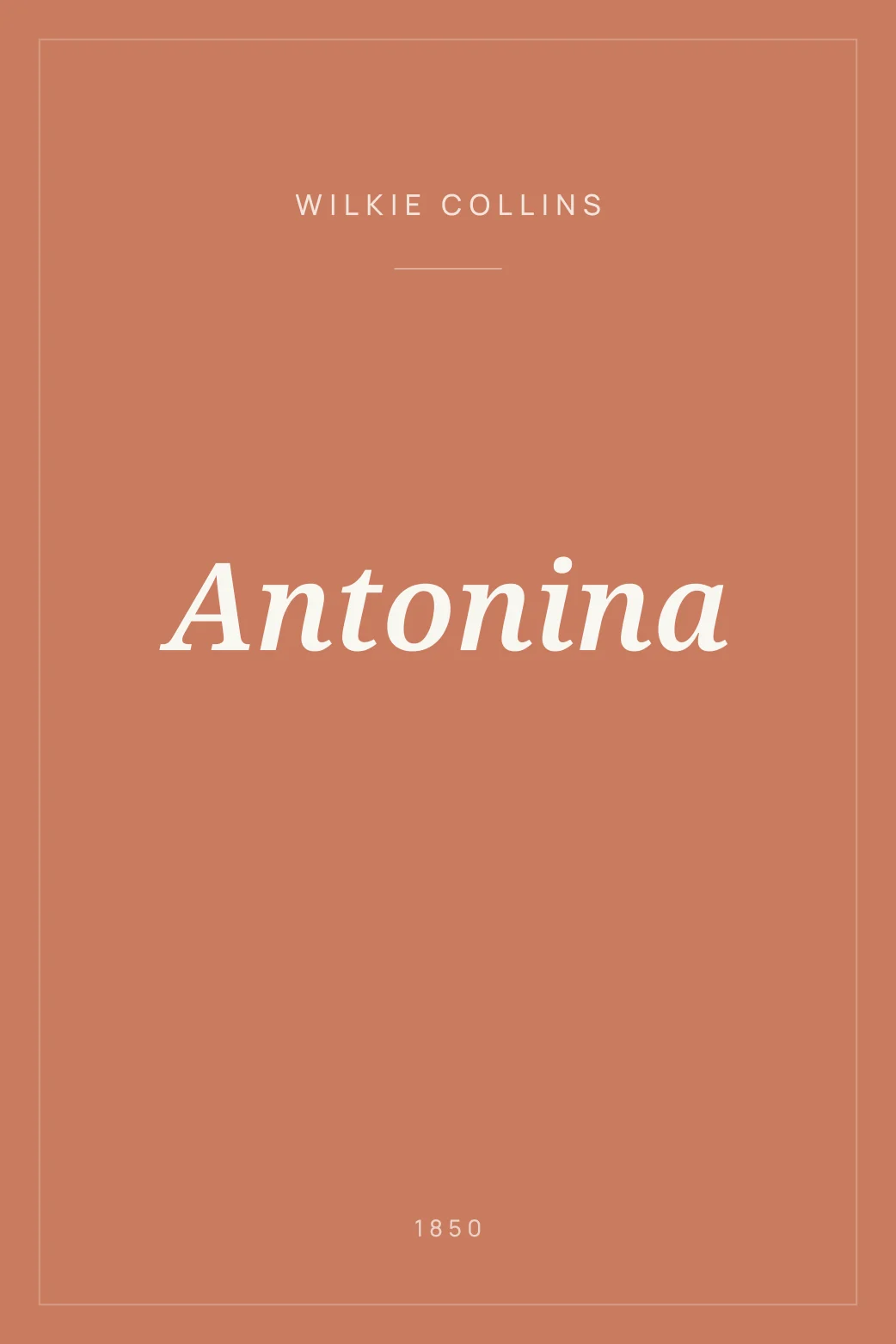 Portada de Antonina