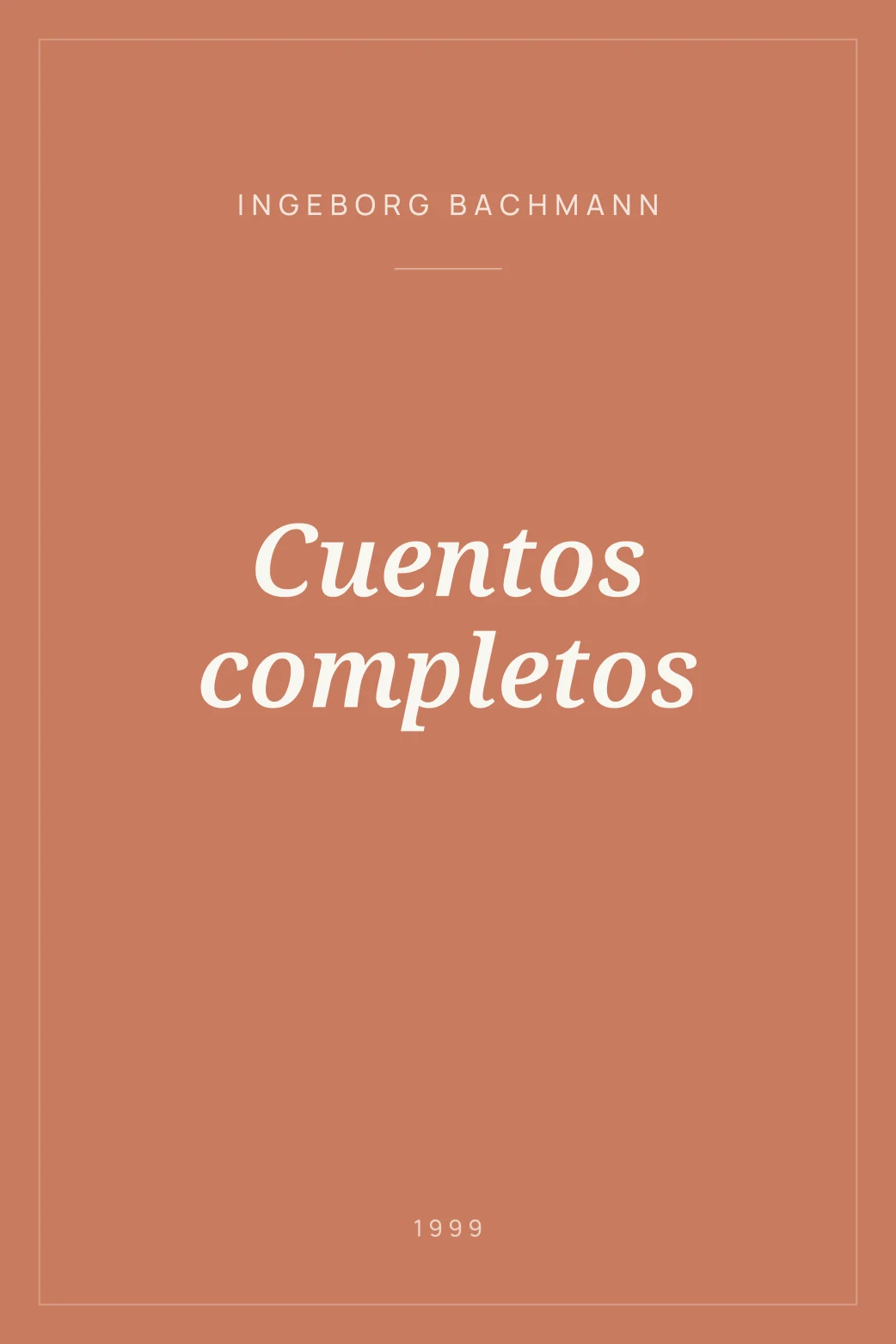 Portada de Cuentos completos
