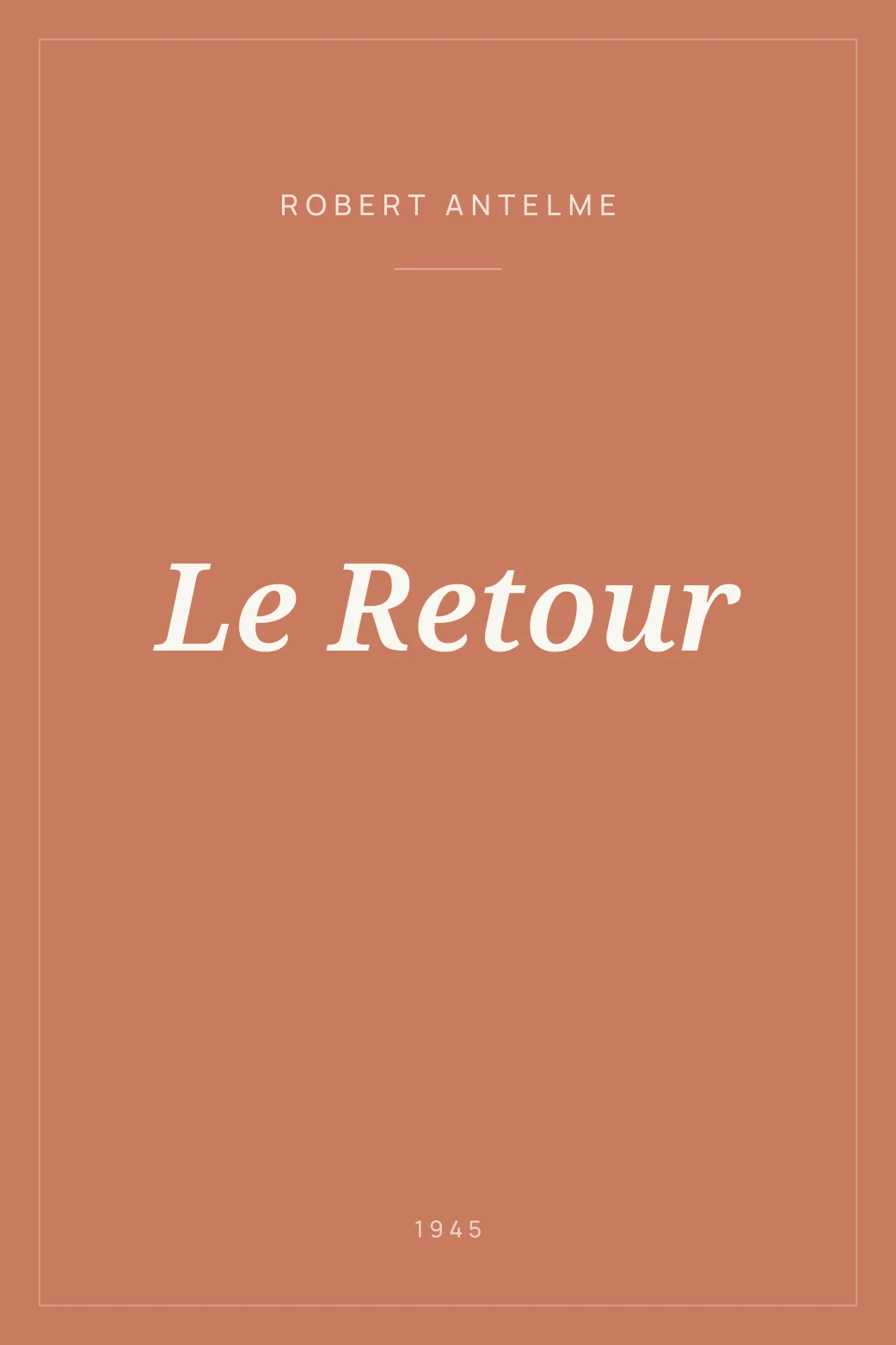 Portada de Le Retour