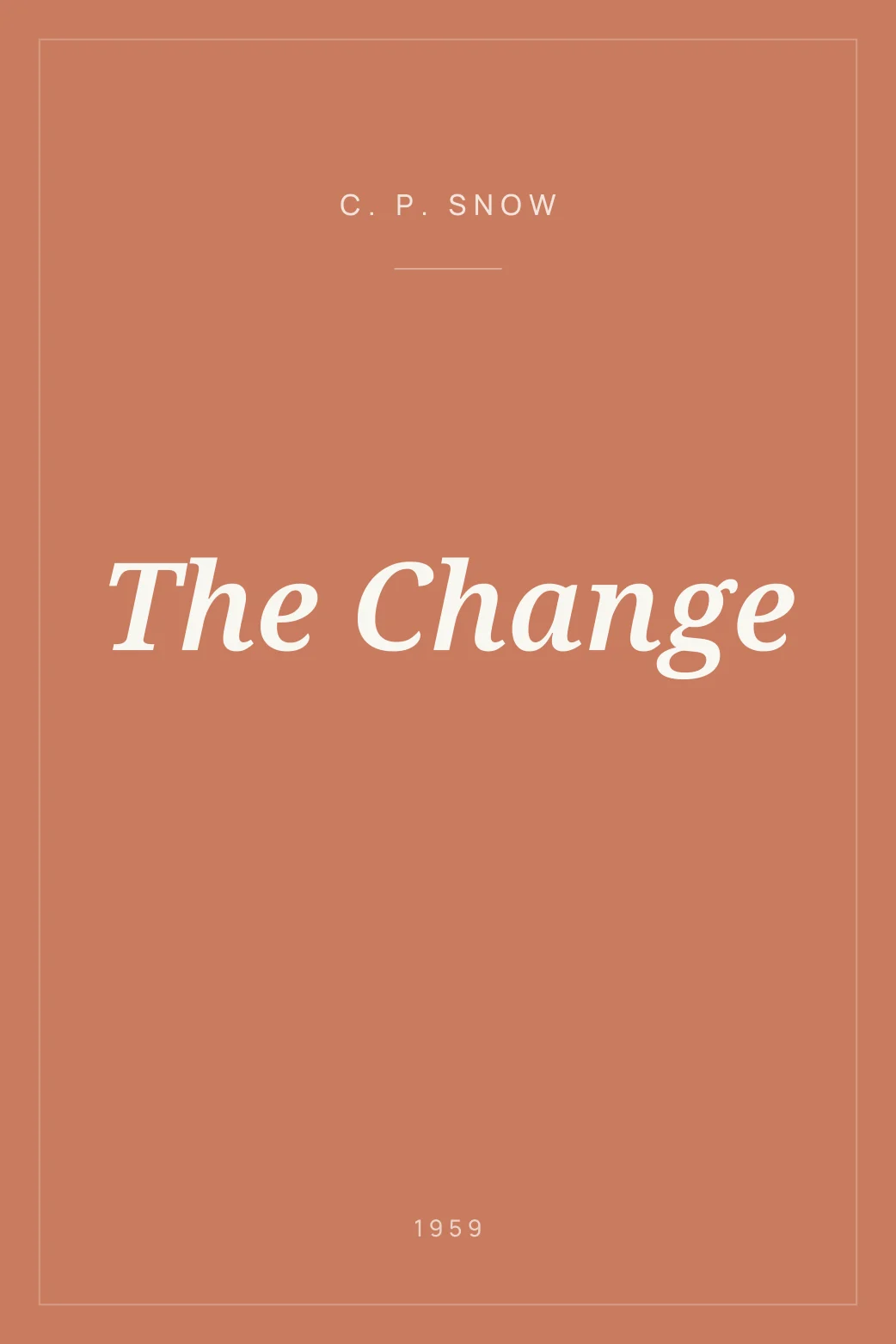 Portada de The Change