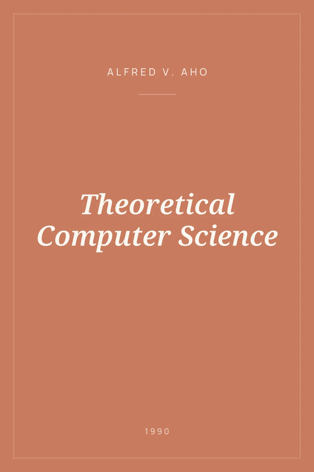 Portada de Theoretical Computer Science