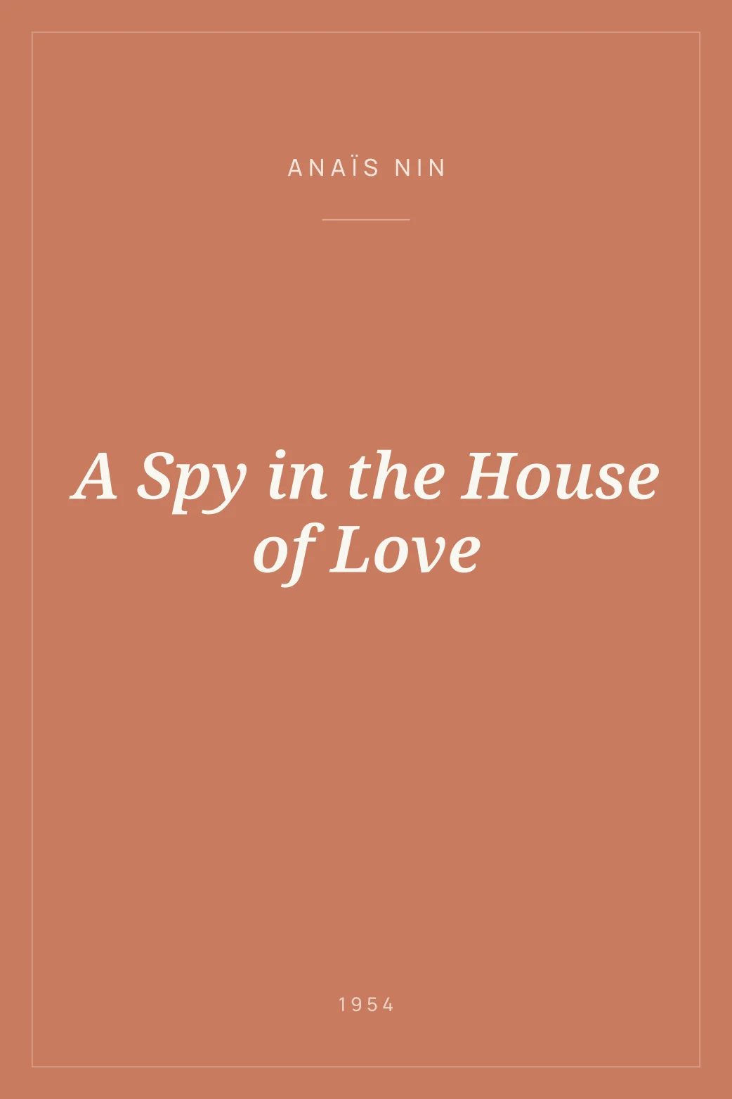 Portada de A Spy in the House of Love