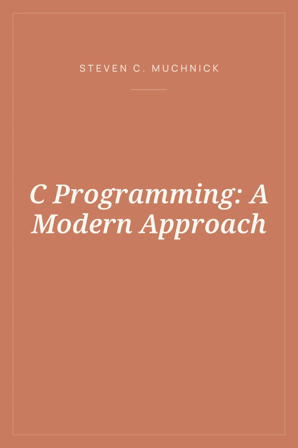 Portada de C Programming: A Modern Approach