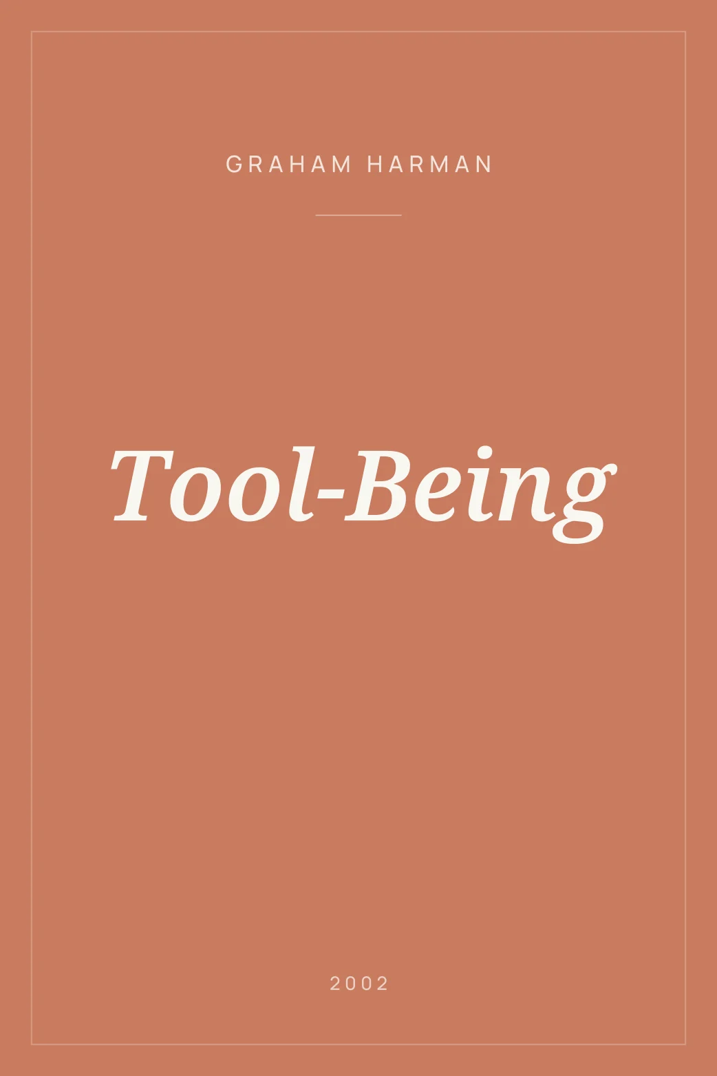 Portada de Tool-Being