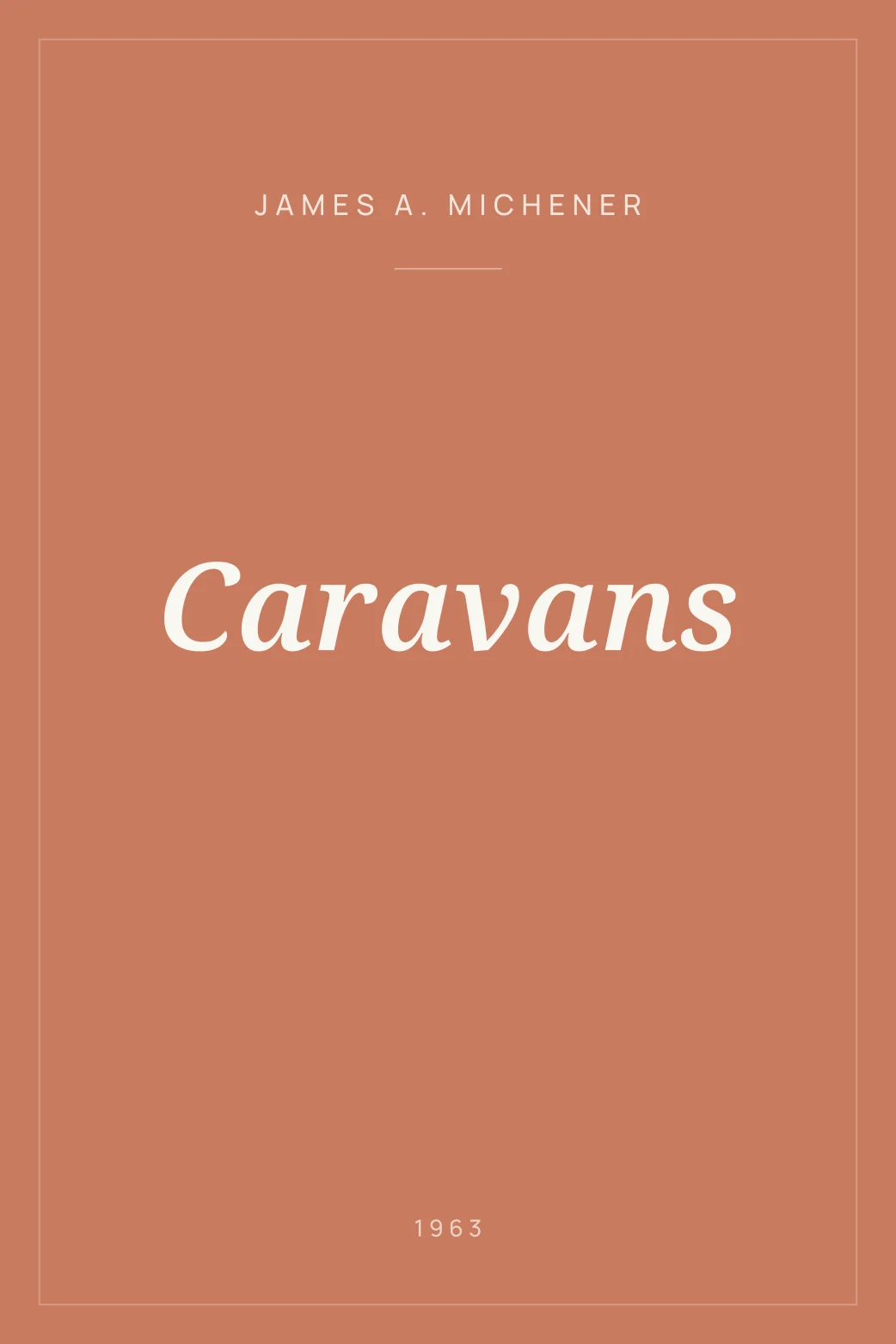 Portada de Caravans