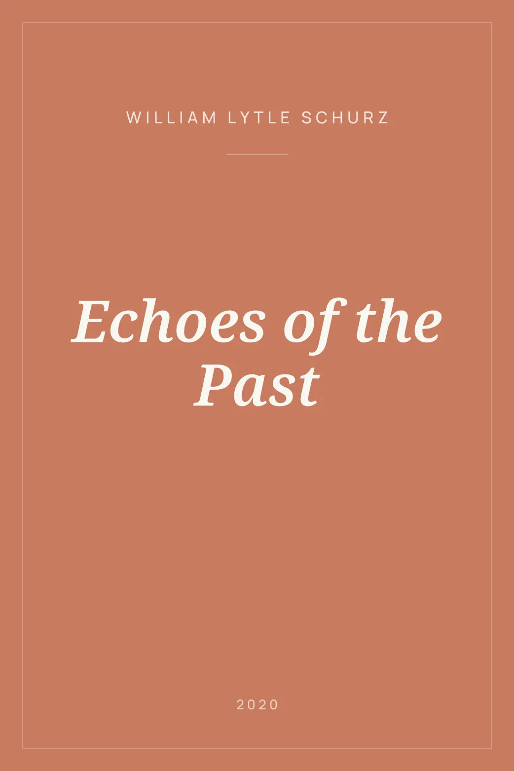 Portada de Echoes of the Past