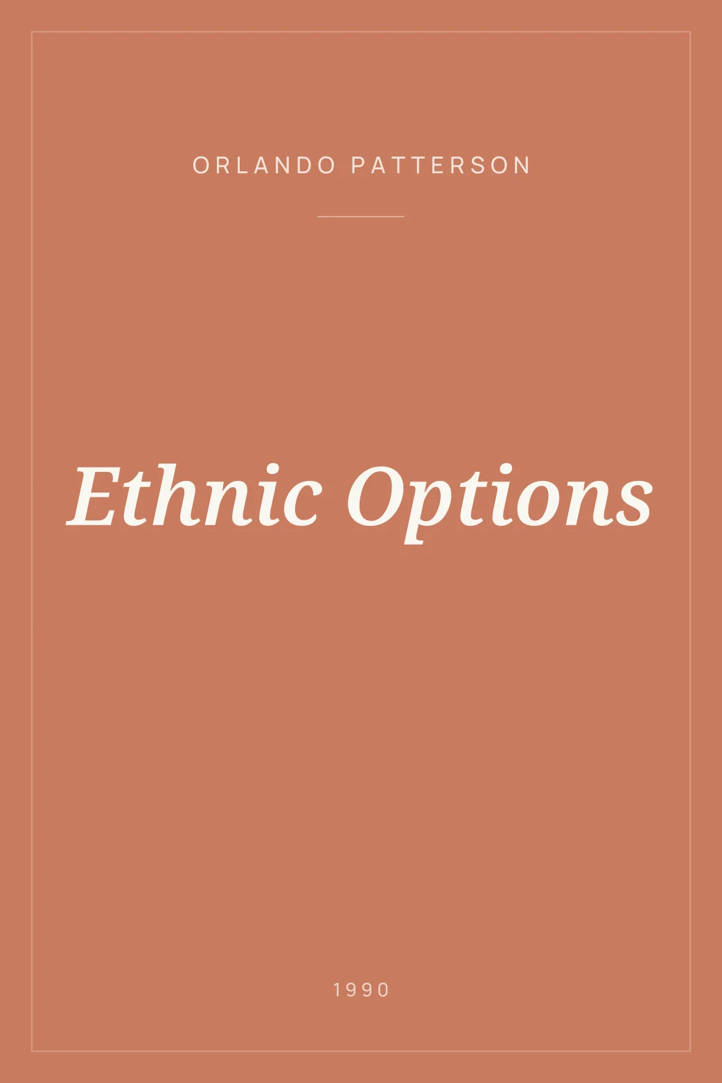 Portada de Ethnic Options