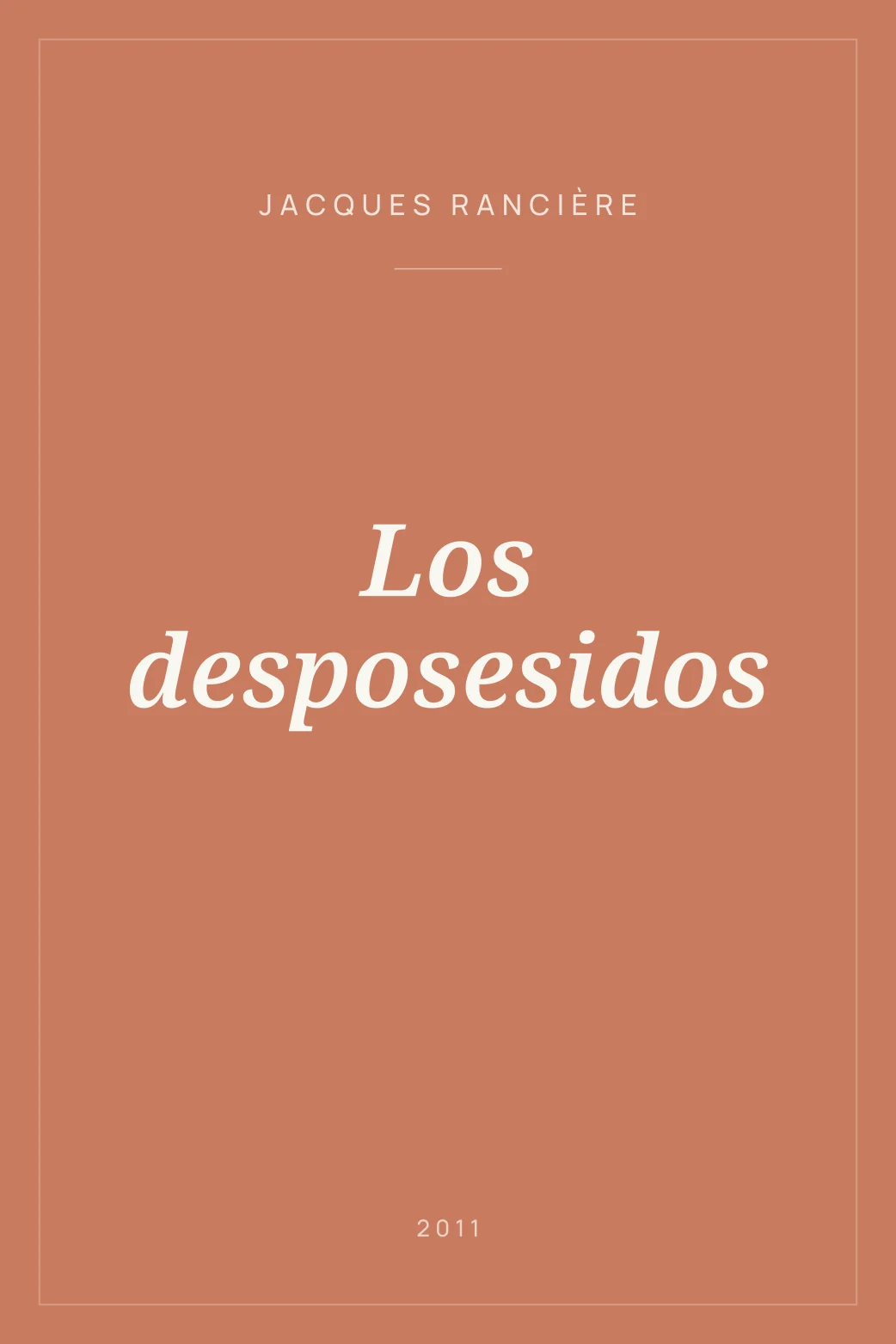 Portada de Los desposesidos