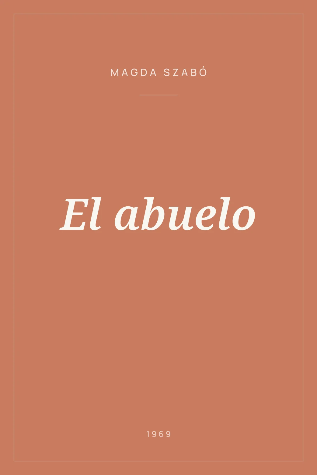 Portada de El abuelo