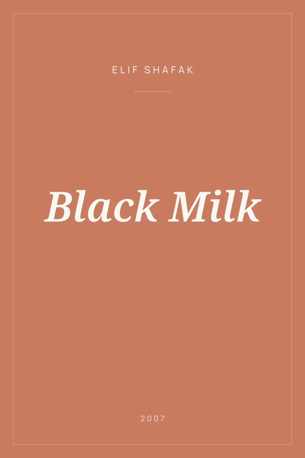 Portada de Black Milk