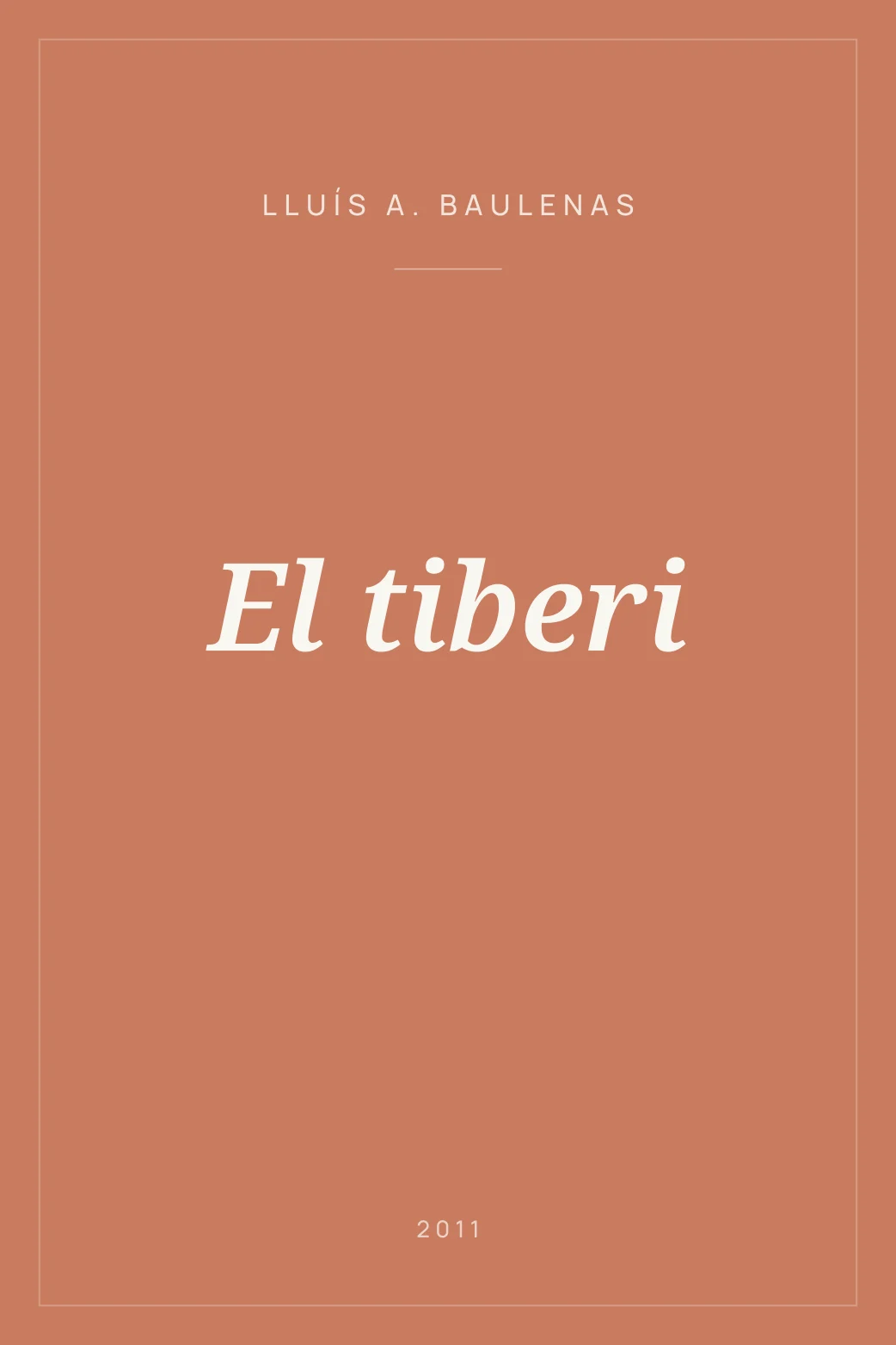 Portada de El tiberi