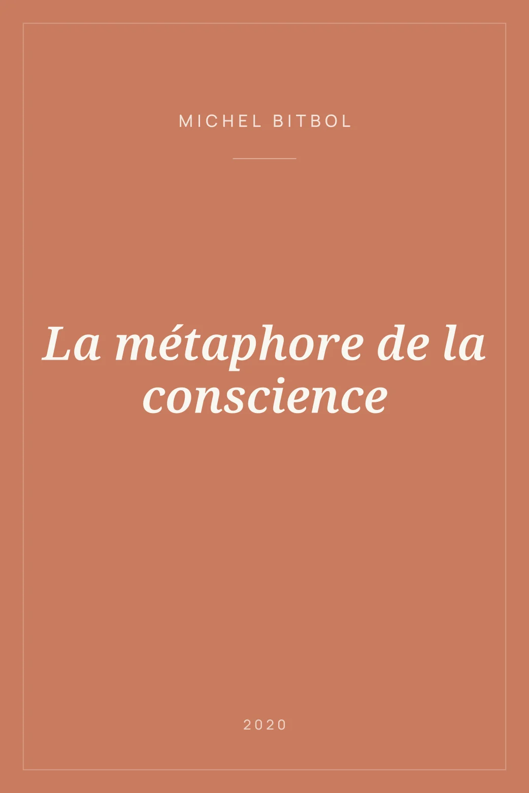 Portada de La métaphore de la conscience