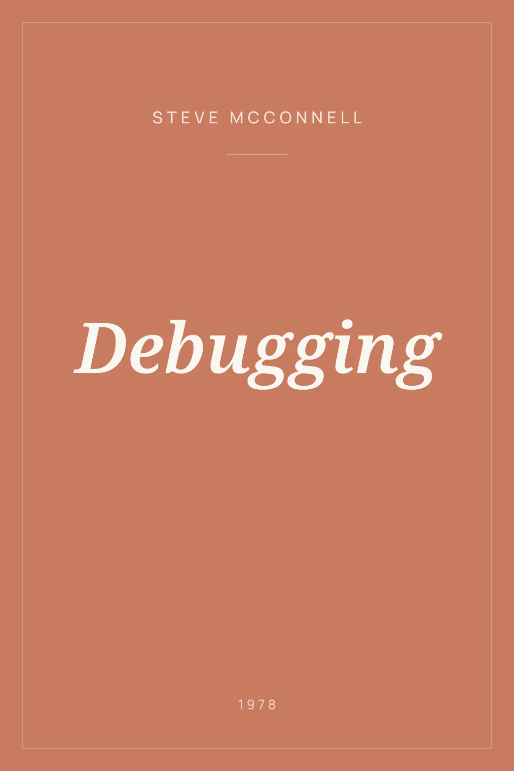 Portada de Debugging