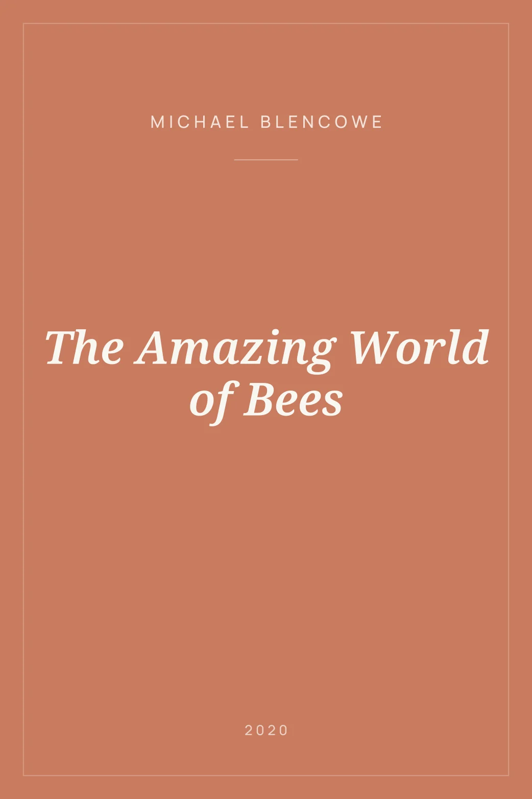 Portada de The Amazing World of Bees