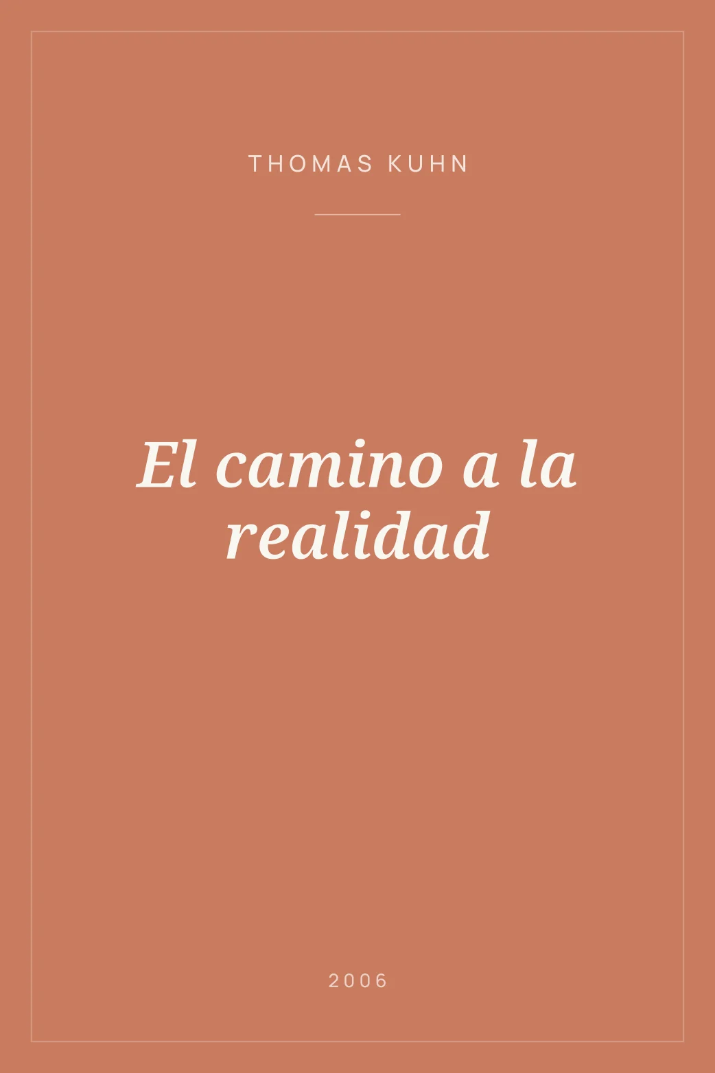 Portada de El camino a la realidad