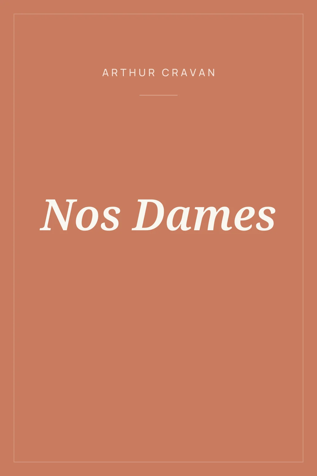 Portada de Nos Dames