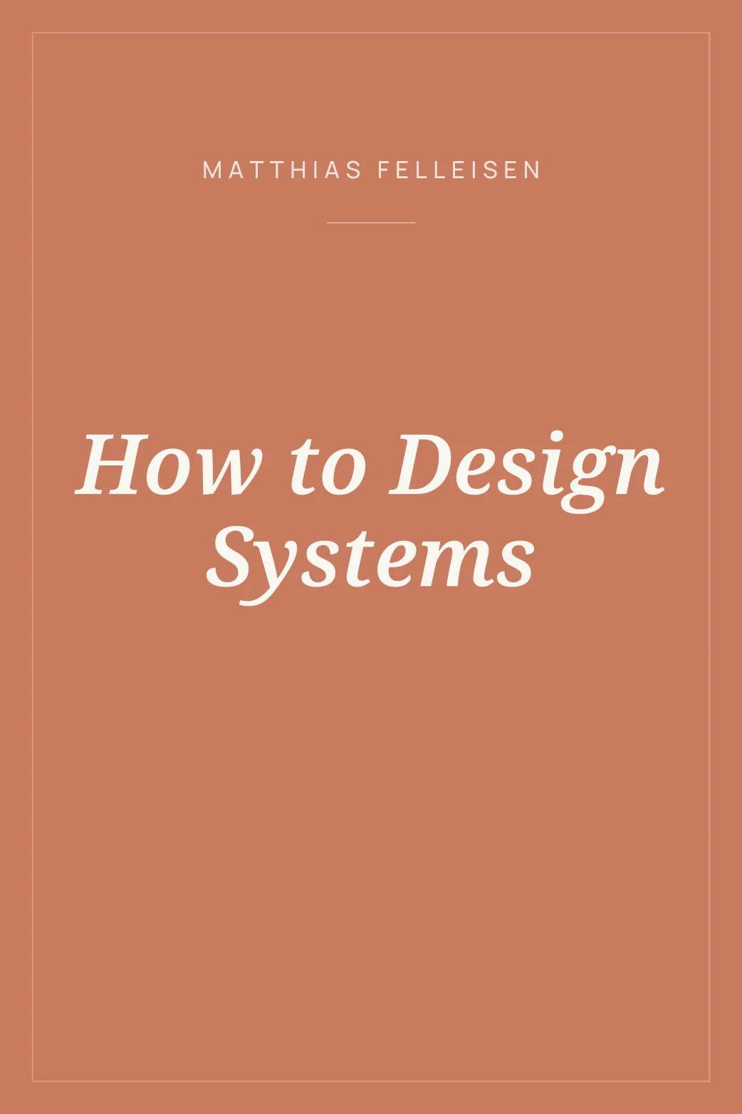 Portada de How to Design Systems