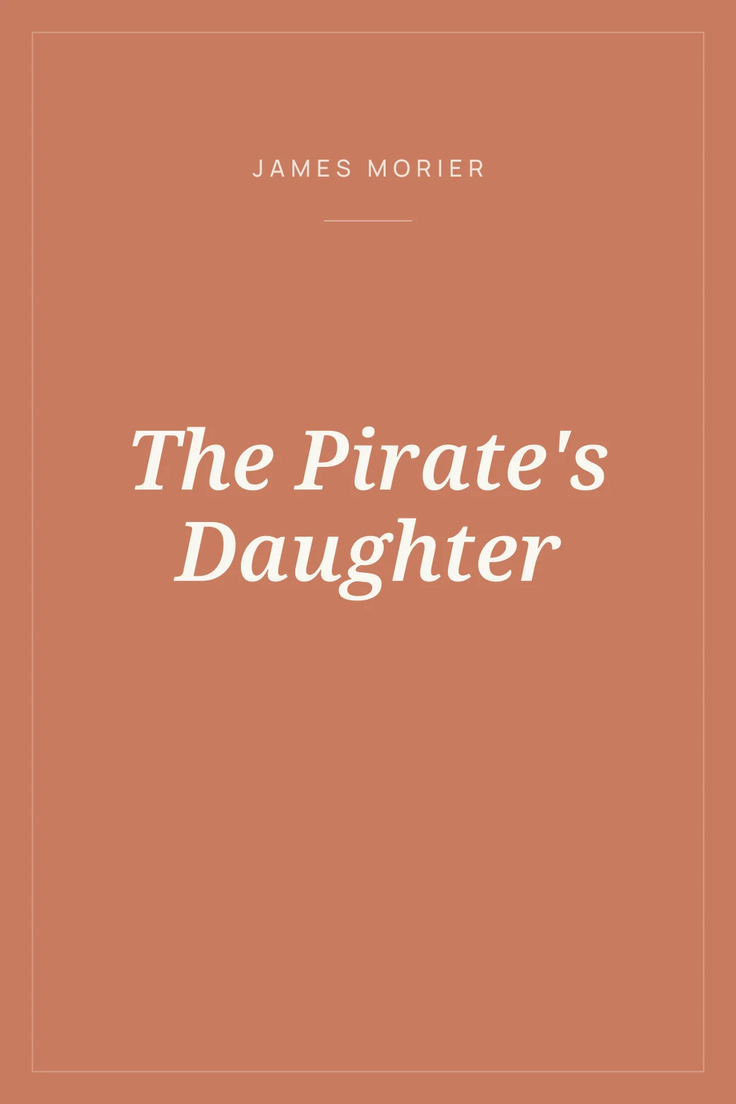 Portada de The Pirate's Daughter