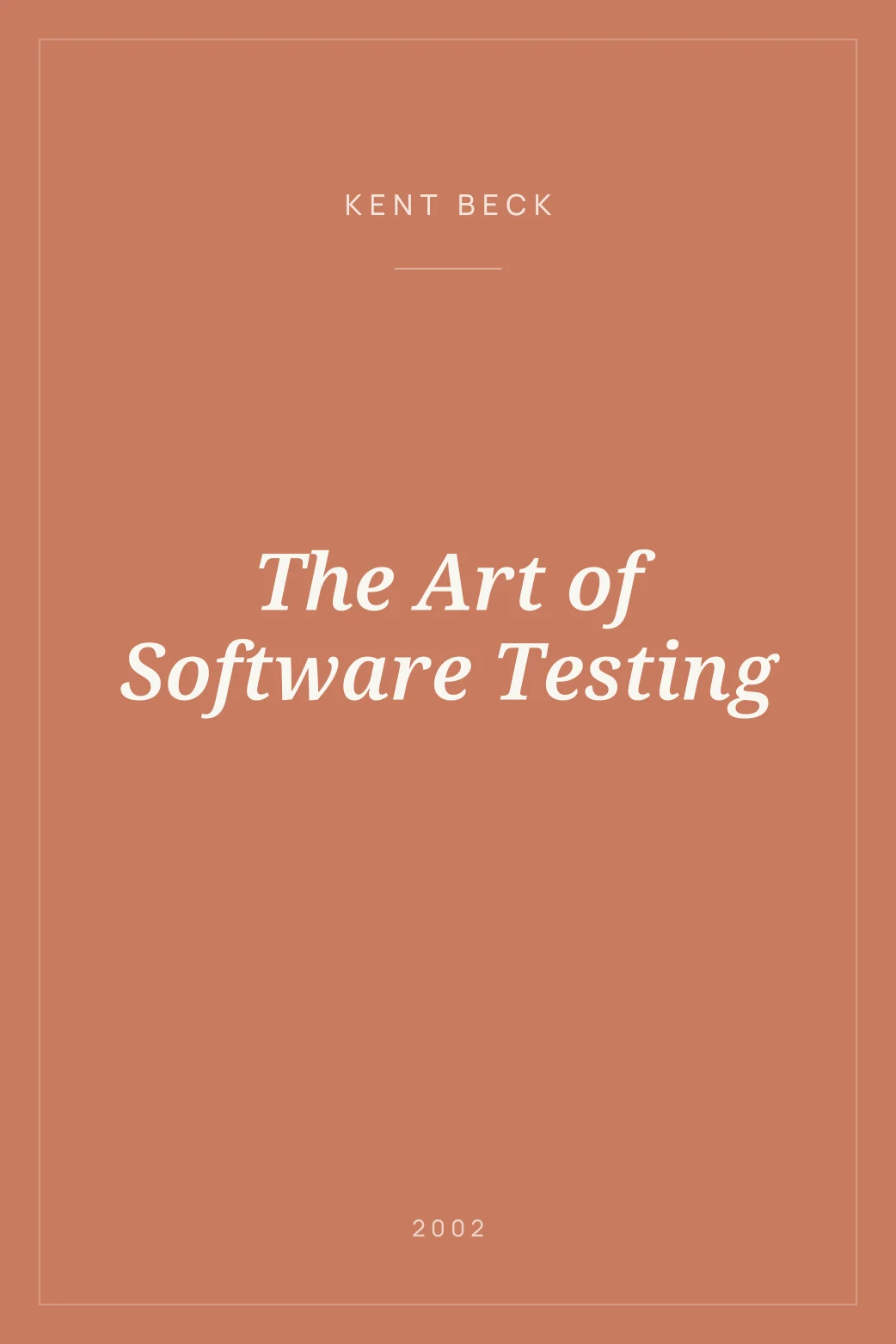 Portada de The Art of Software Testing