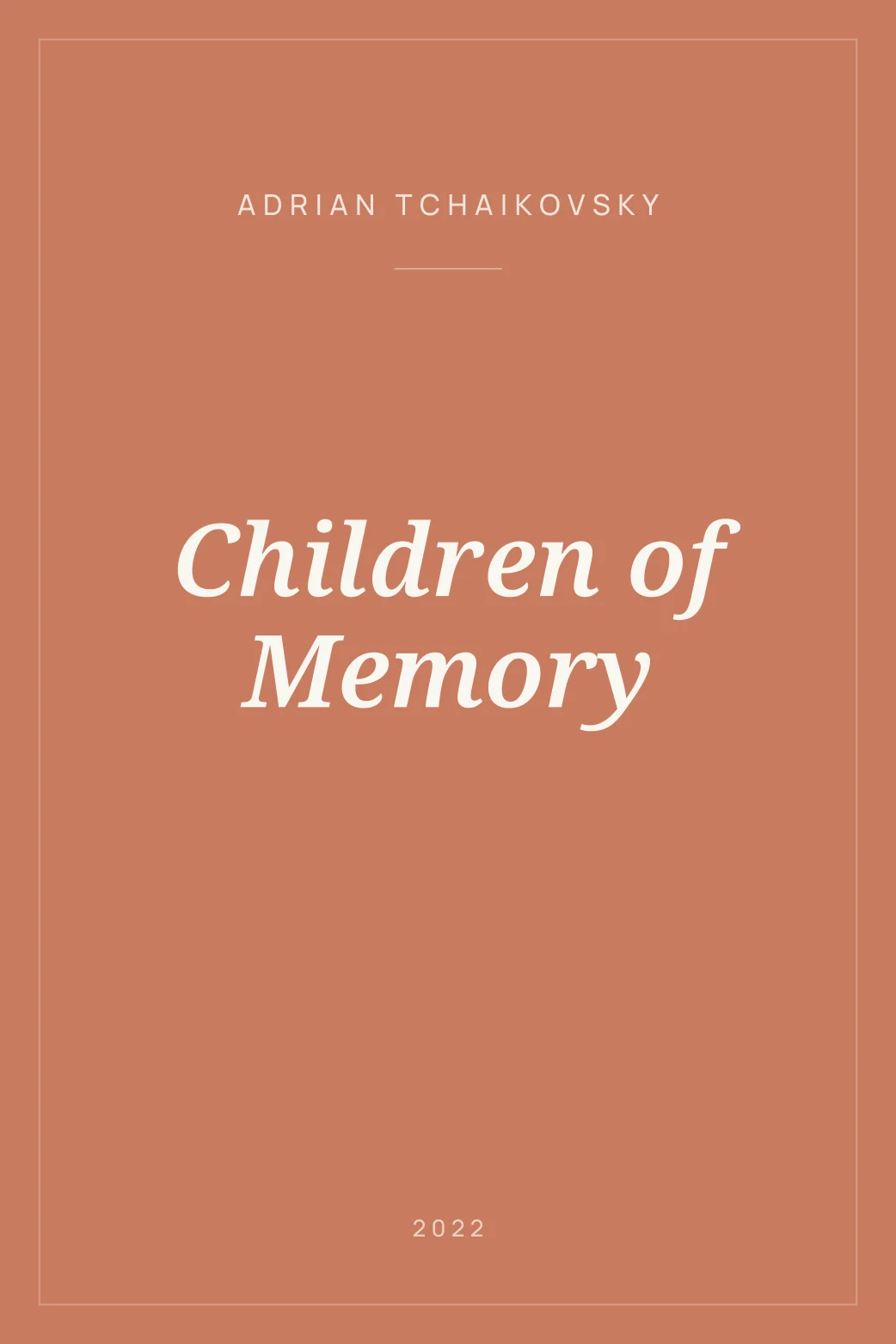 Portada de Children of Memory
