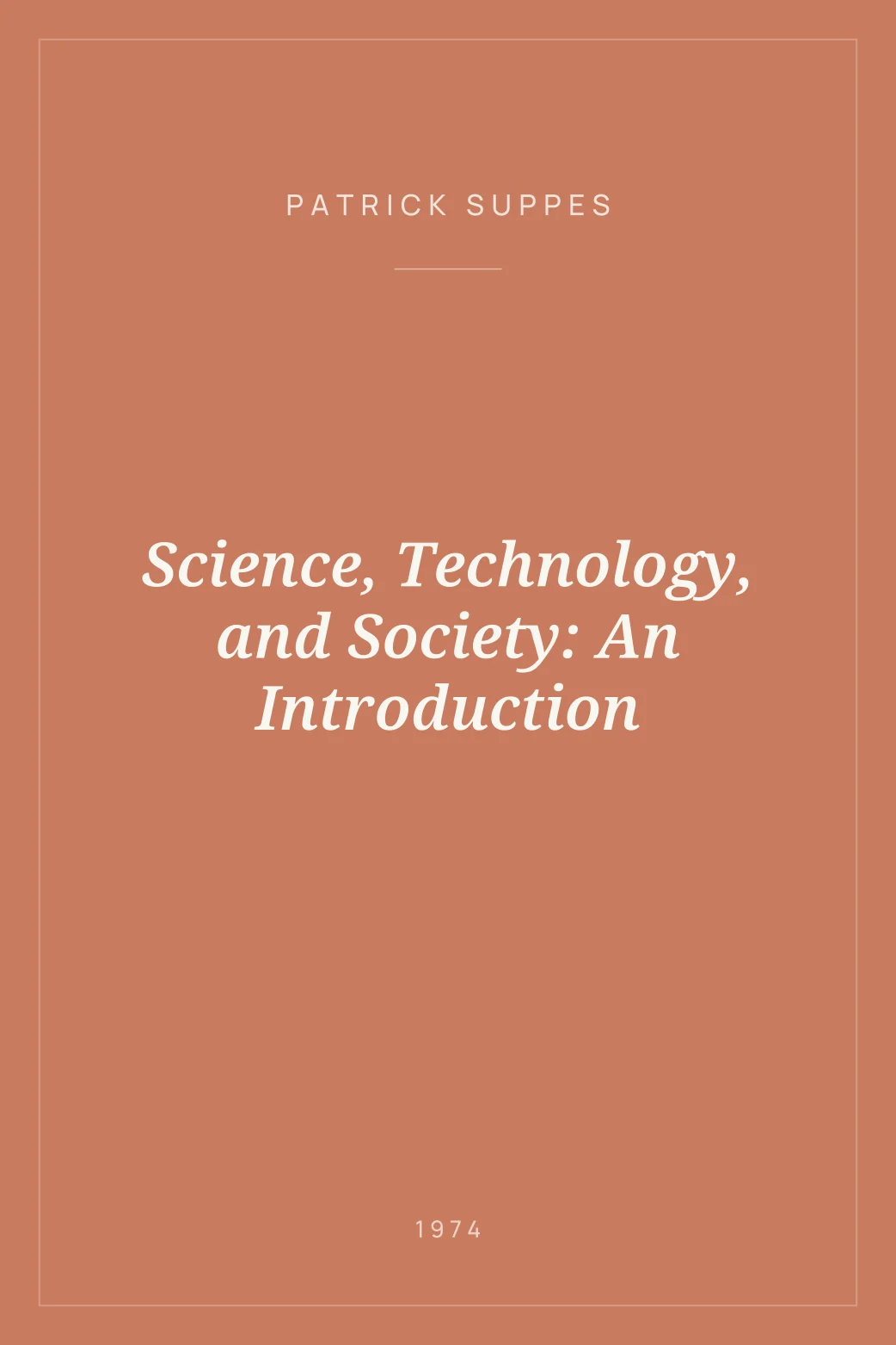 Portada de Science, Technology, and Society: An Introduction