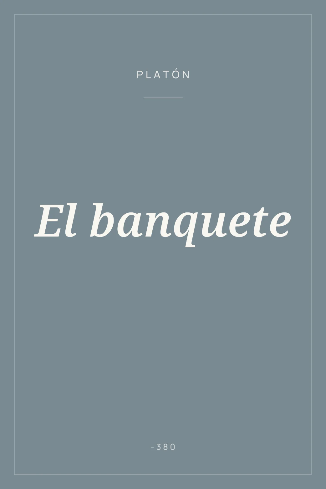 Portada de El banquete