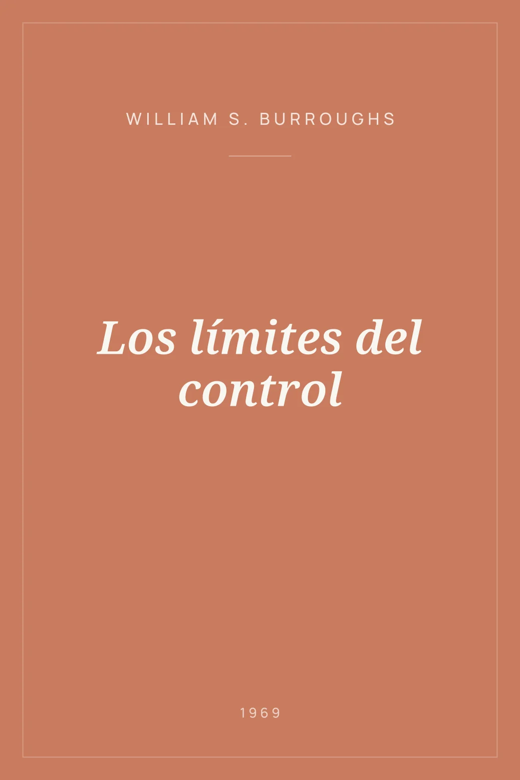 Portada de Los límites del control
