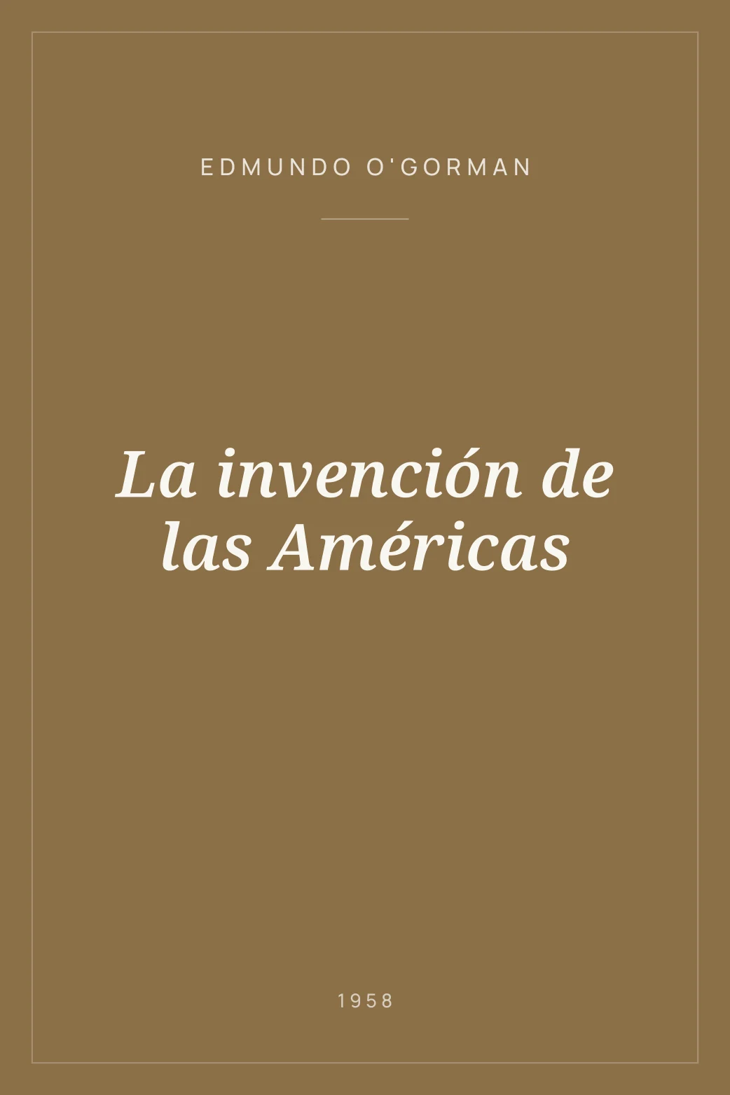Portada de La invención de las Américas