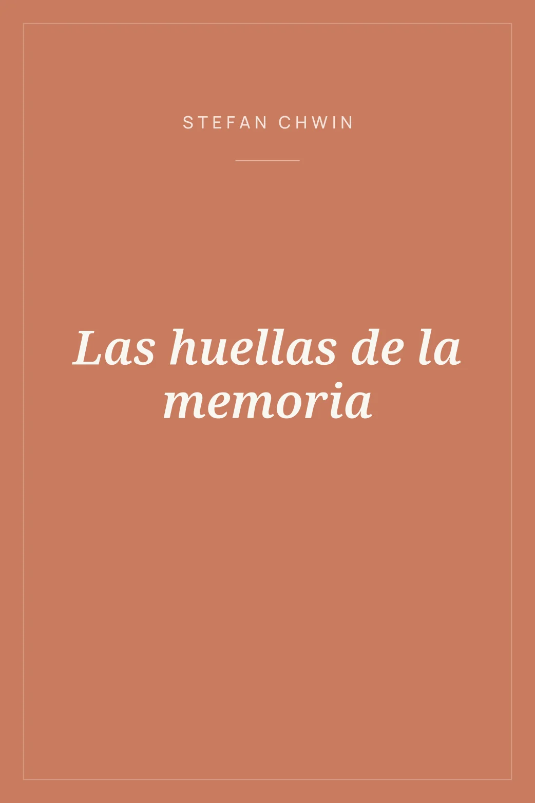 Portada de Las huellas de la memoria