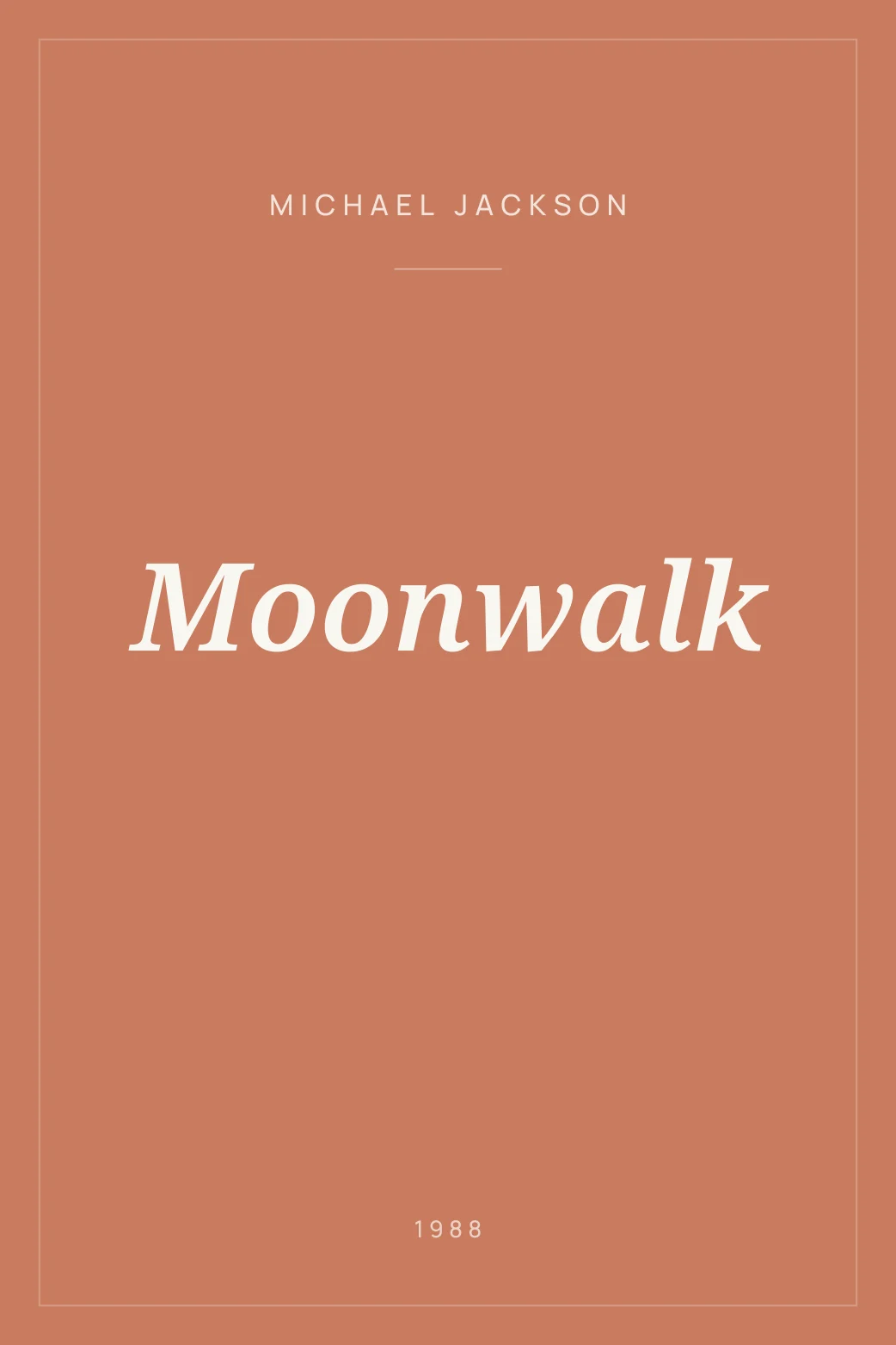 Portada de Moonwalk