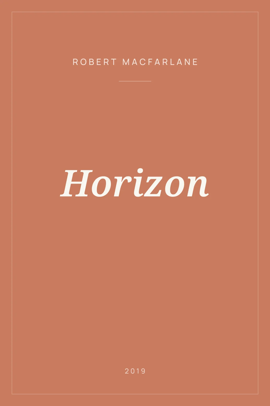 Portada de Horizon