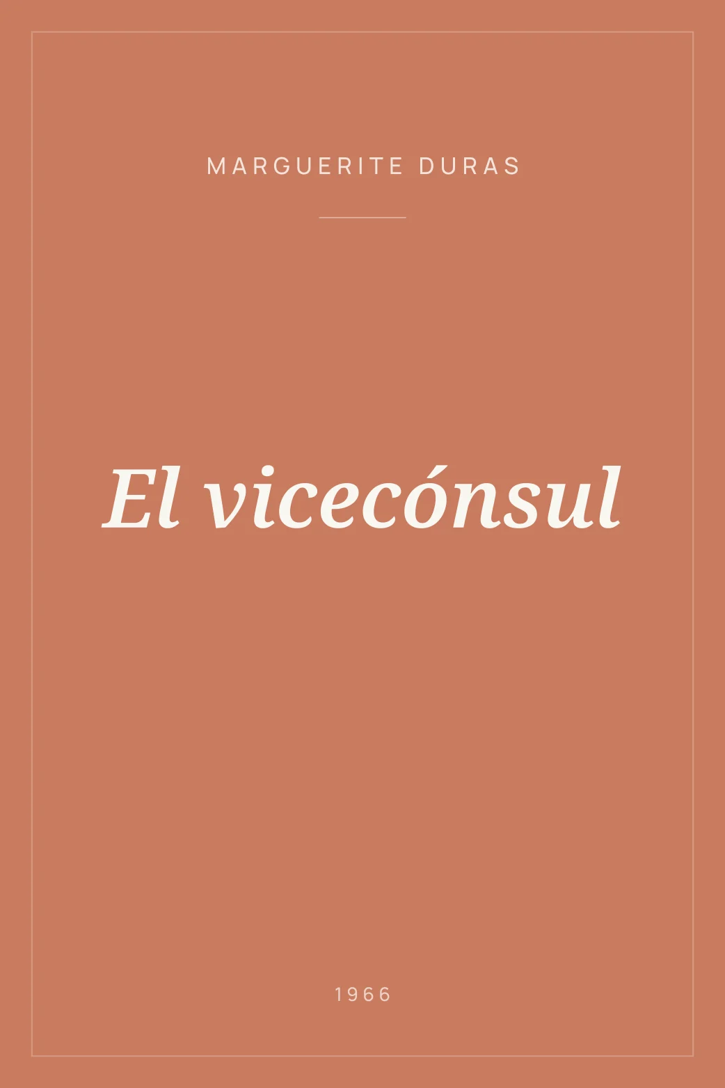 Portada de El vicecónsul
