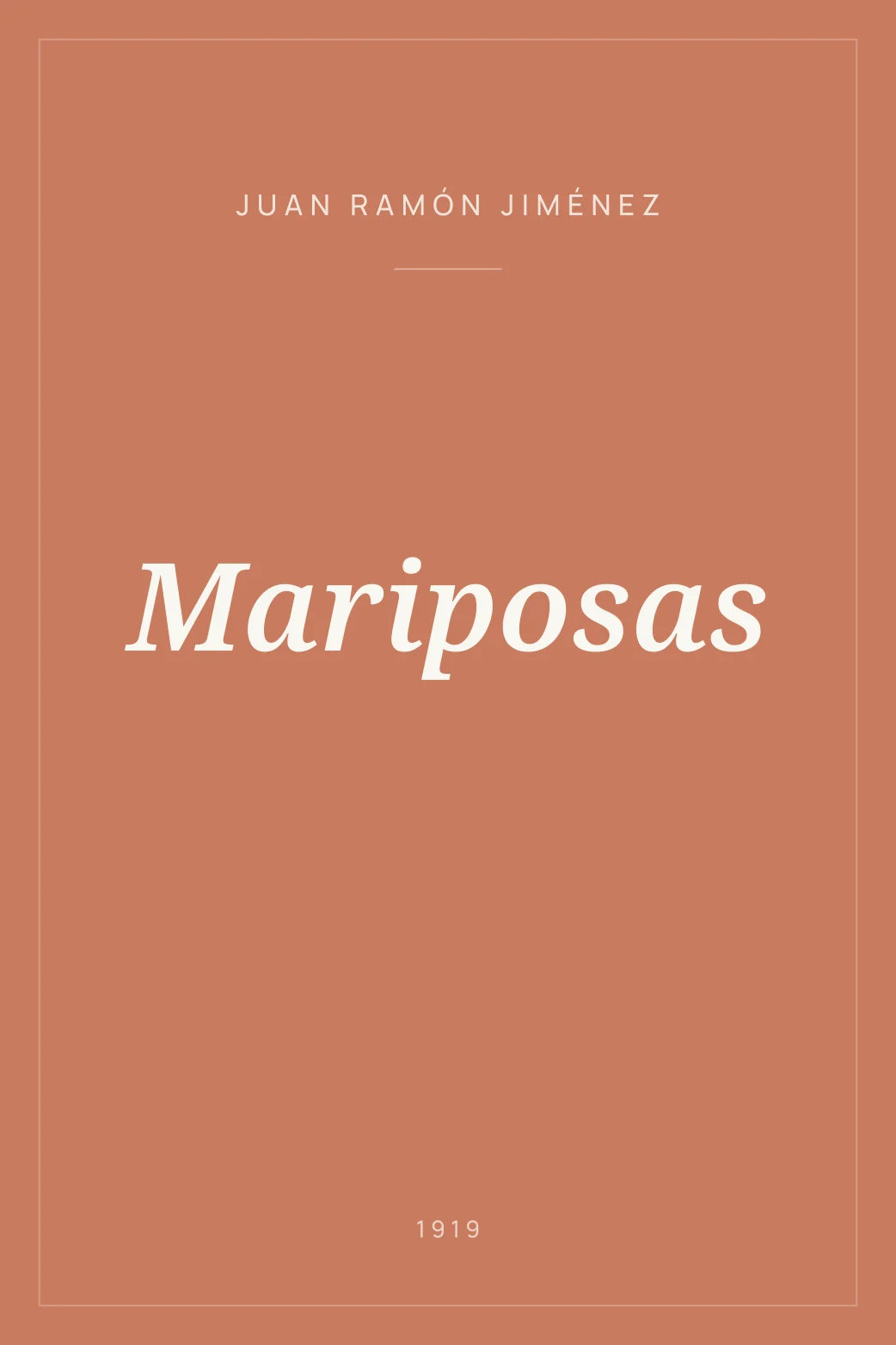 Portada de Mariposas