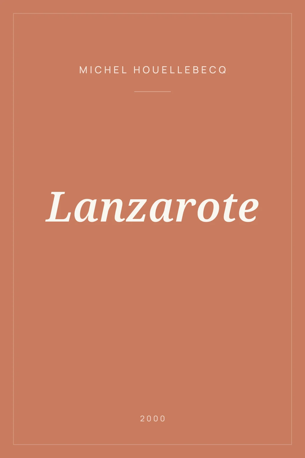 Portada de Lanzarote