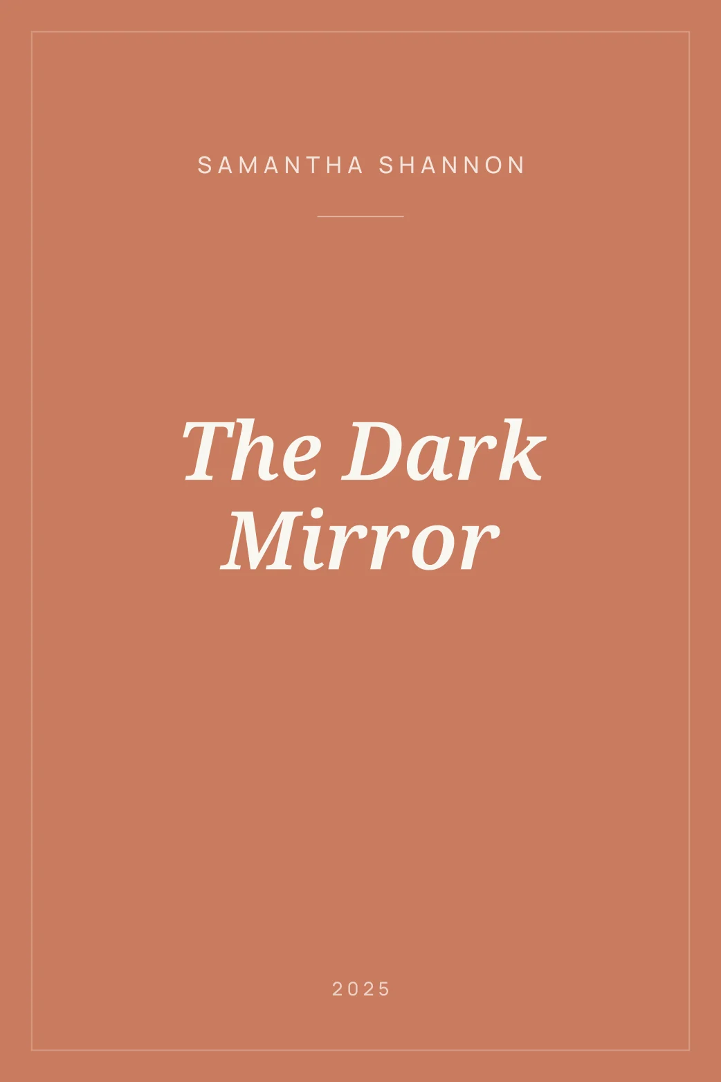 Portada de The Dark Mirror