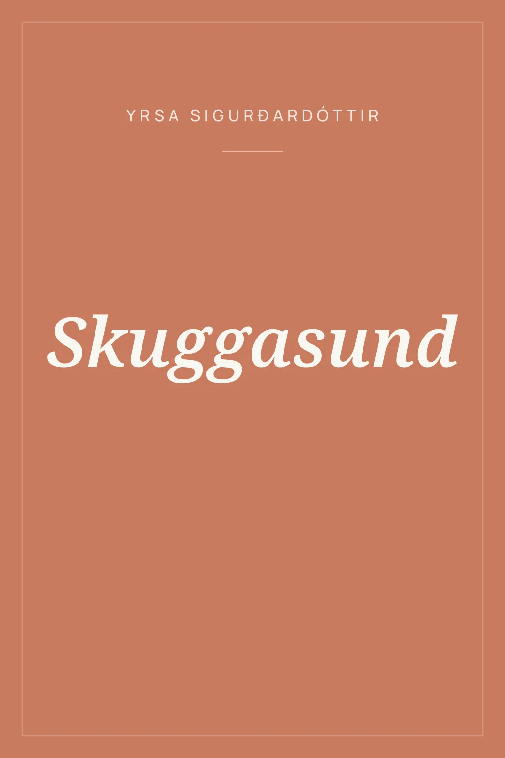 Portada de Skuggasund