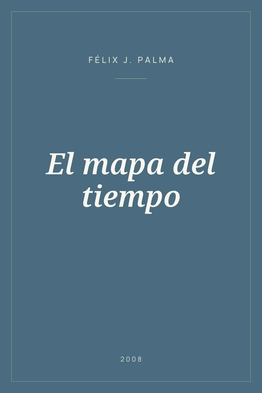 Portada de El mapa del tiempo