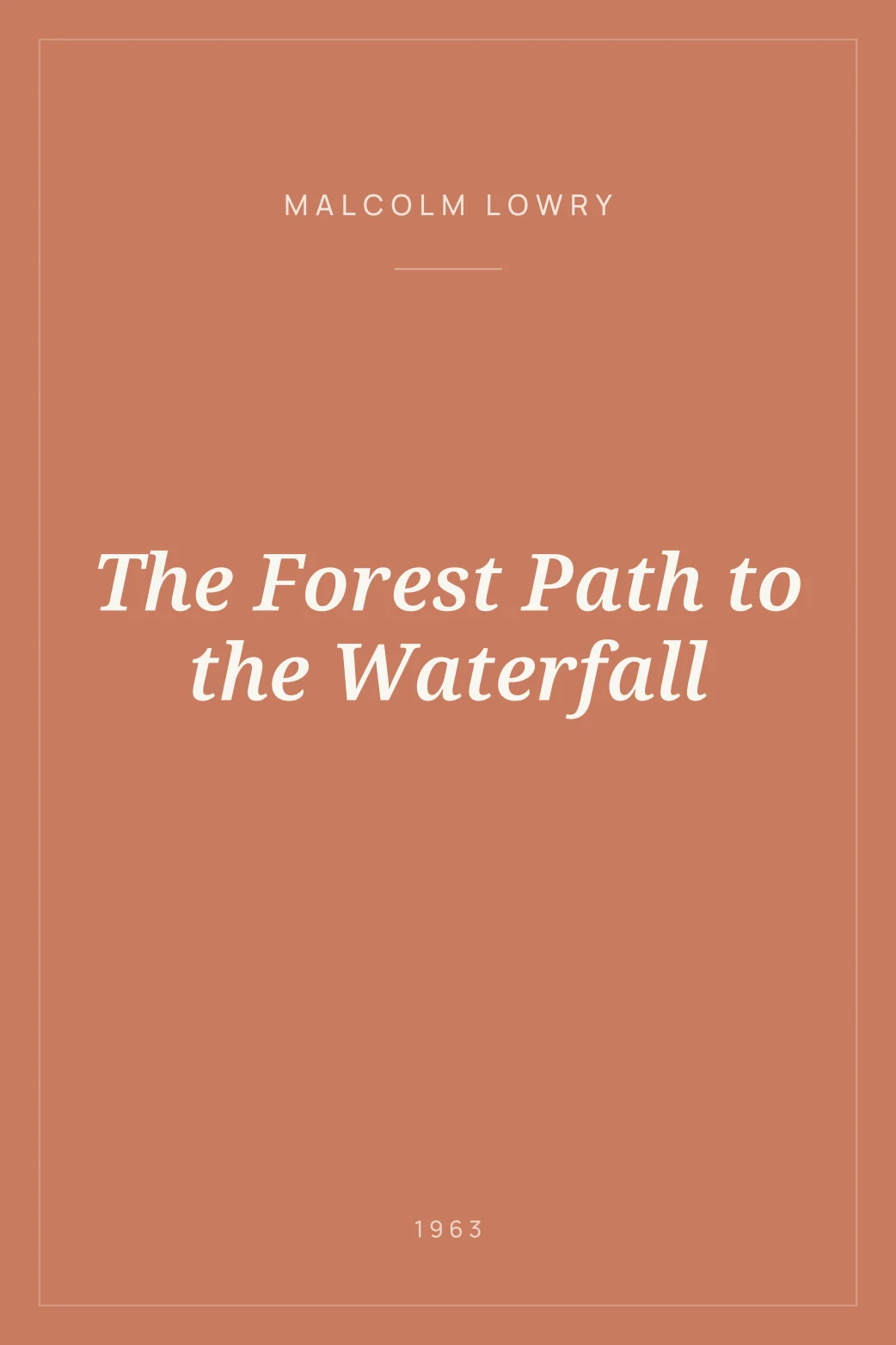 Portada de The Forest Path to the Waterfall