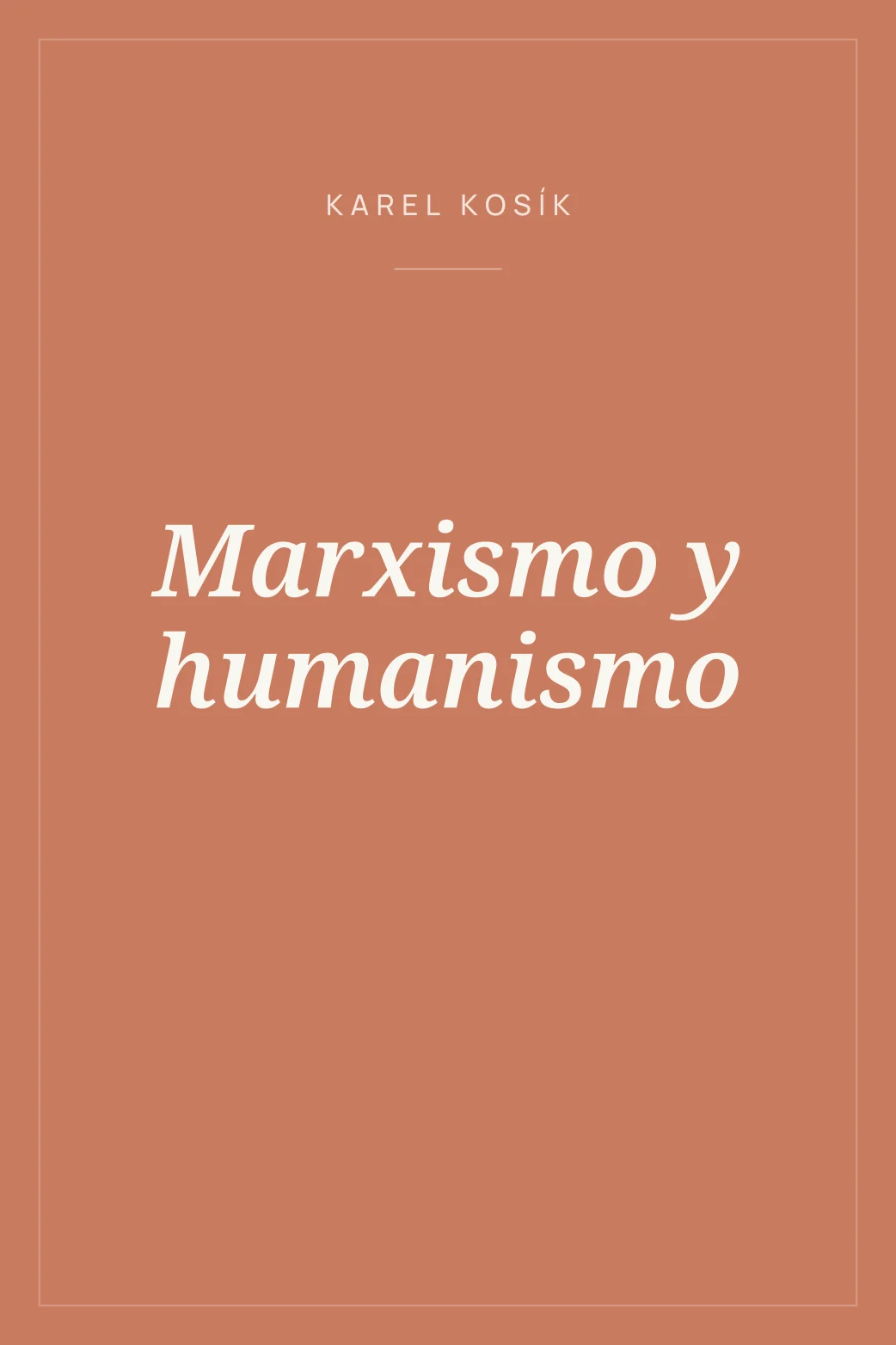 Portada de Marxismo y humanismo