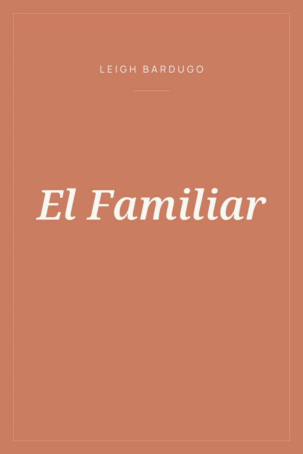 Portada de El Familiar