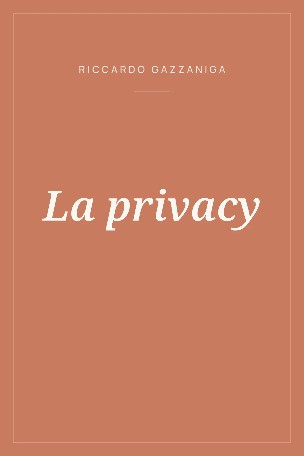 Portada de La privacy
