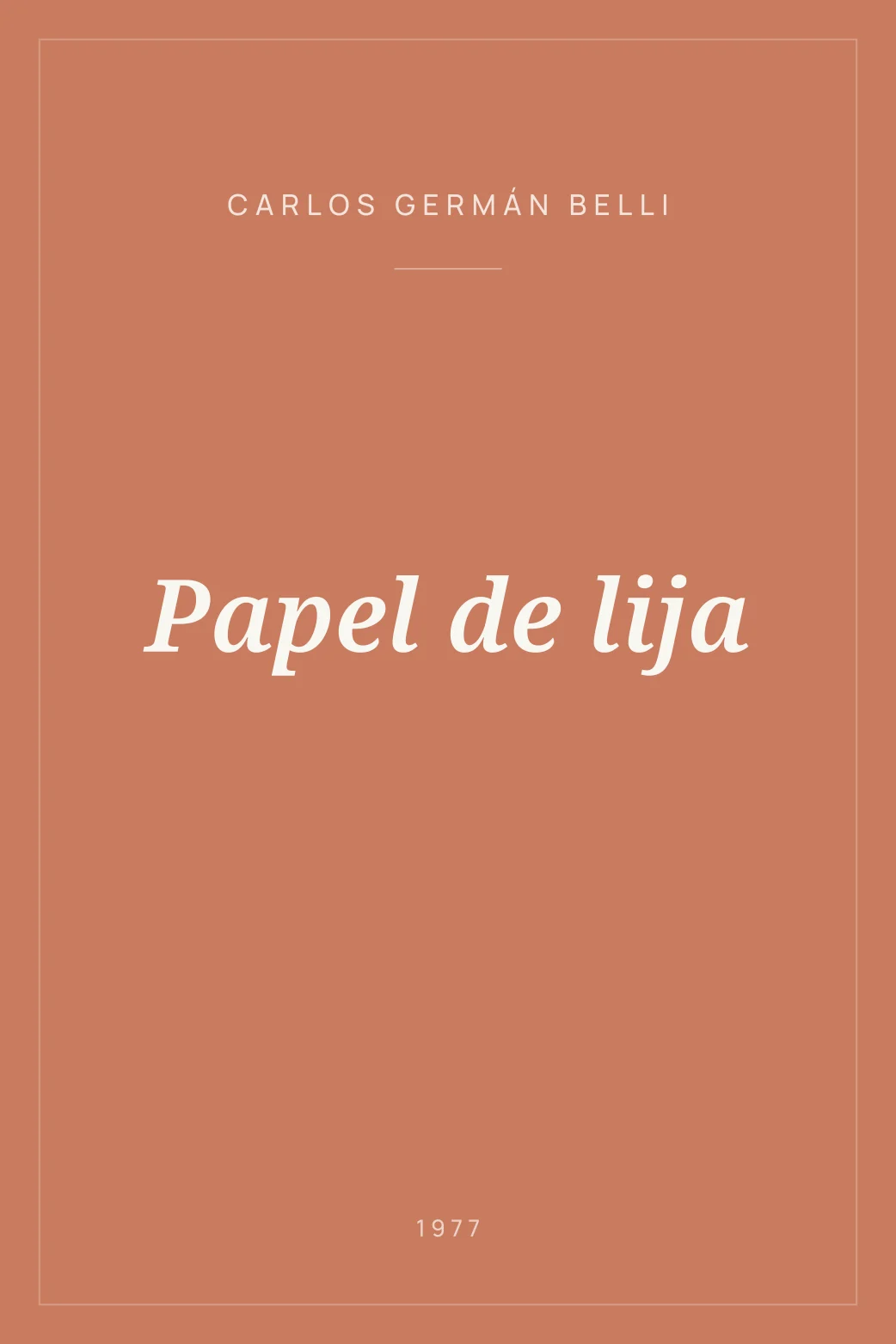 Portada de Papel de lija