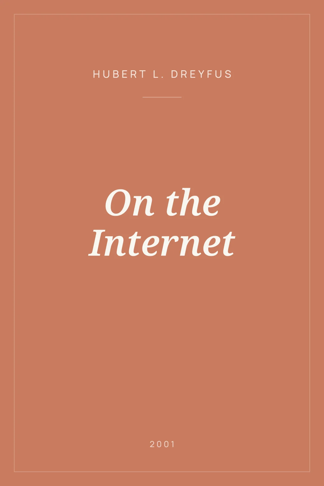Portada de On the Internet