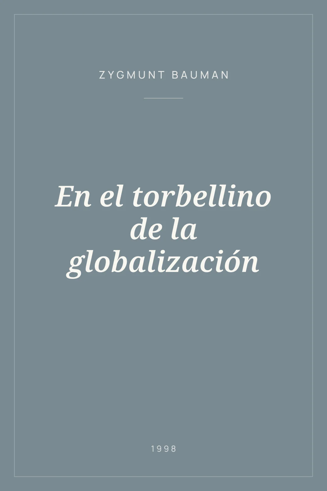 Portada de En el torbellino de la globalización