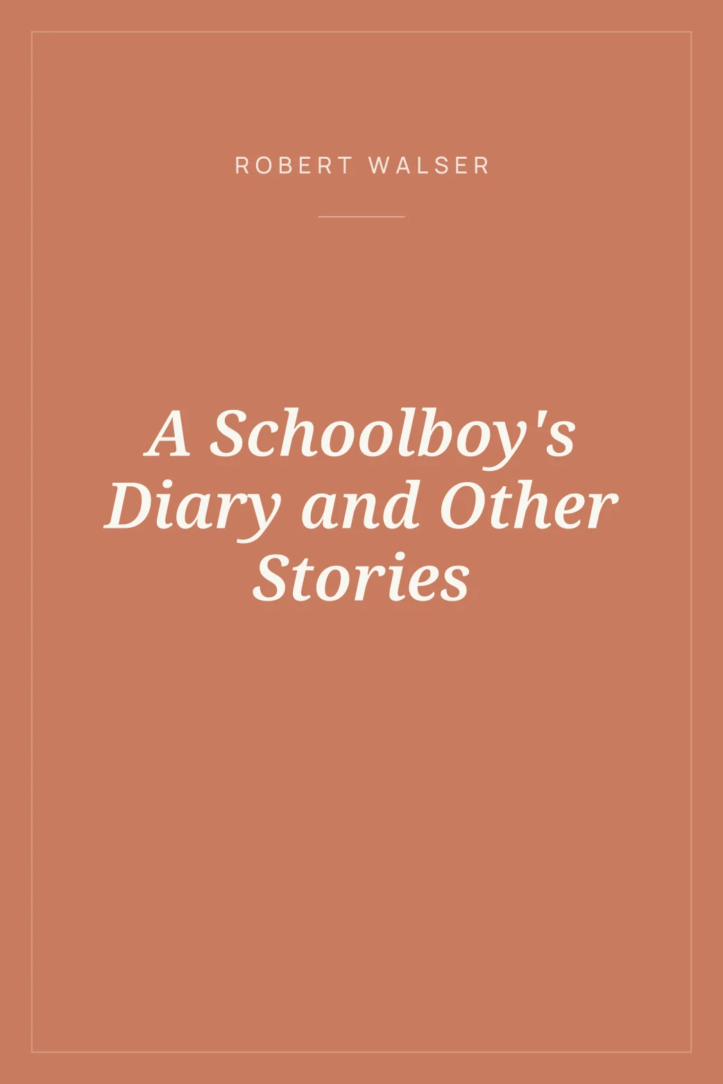 Portada de A Schoolboy's Diary and Other Stories