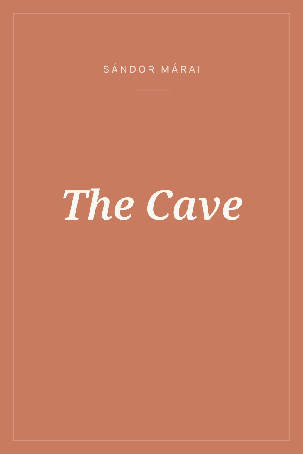 Portada de The Cave