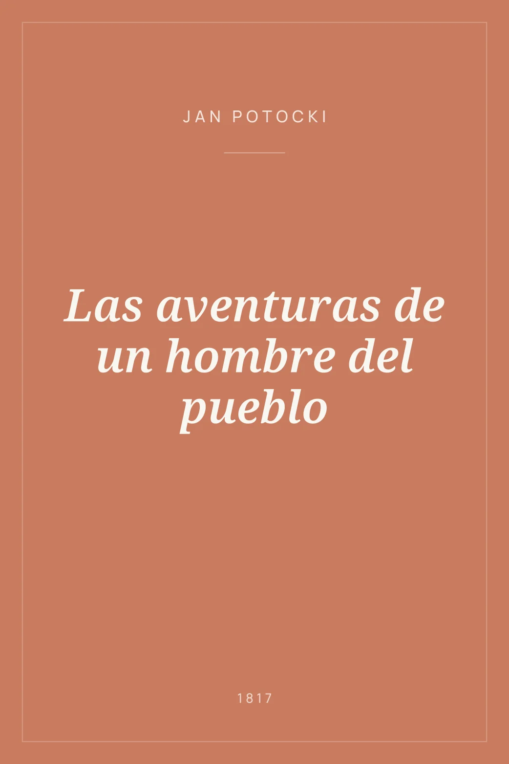 Portada de Las aventuras de un hombre del pueblo
