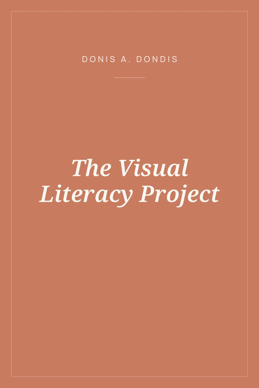 Portada de The Visual Literacy Project
